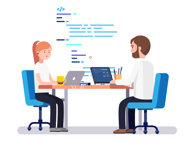 animación feedback de desarrollo